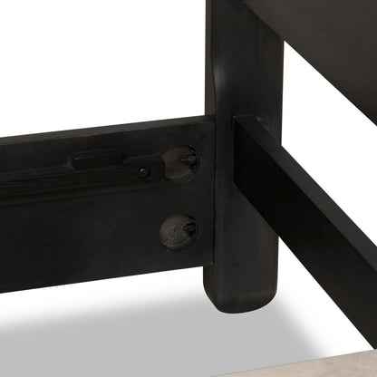 Modus Furniture - Xolani California King-Size Acacia Wood Platform Bed in Jaguar - TTXTH6 view 7