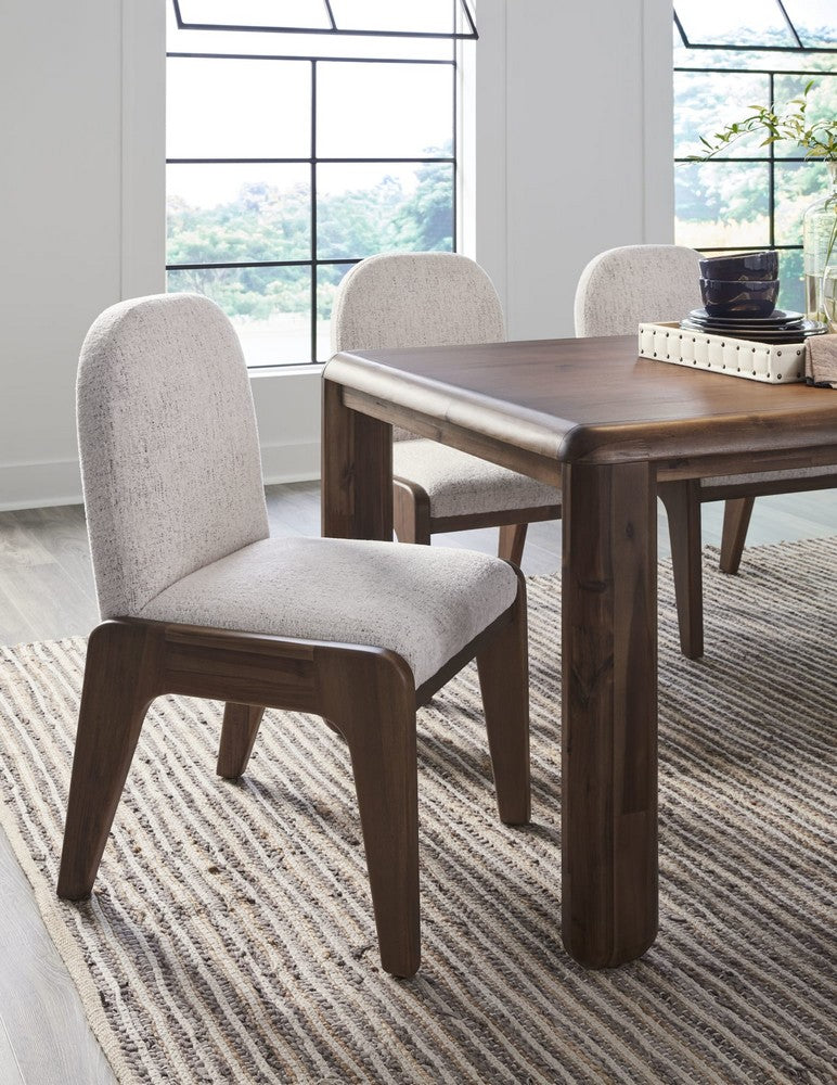 Modus Furniture - Xolani Chenille Upholstered Dining Chair in Chinchilla and Impala Set of 2 - TTXU63_2 view 6