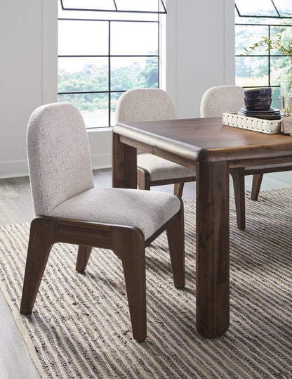 Modus Furniture - Xolani Chenille Upholstered Dining Chair in Chinchilla and Impala - TTXU63_1 view 6
