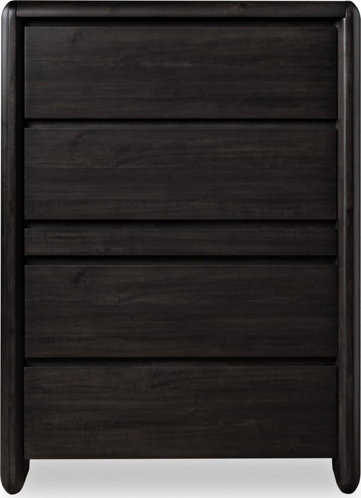 Modus Furniture - Xolani Five Drawer Acacia Wood Chest with Jewelry Tray in Jaguar - TTXT84 view 1