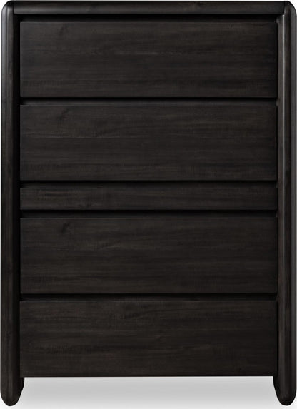Modus Furniture - Xolani Five Drawer Acacia Wood Chest with Jewelry Tray in Jaguar - TTXT84 view 1
