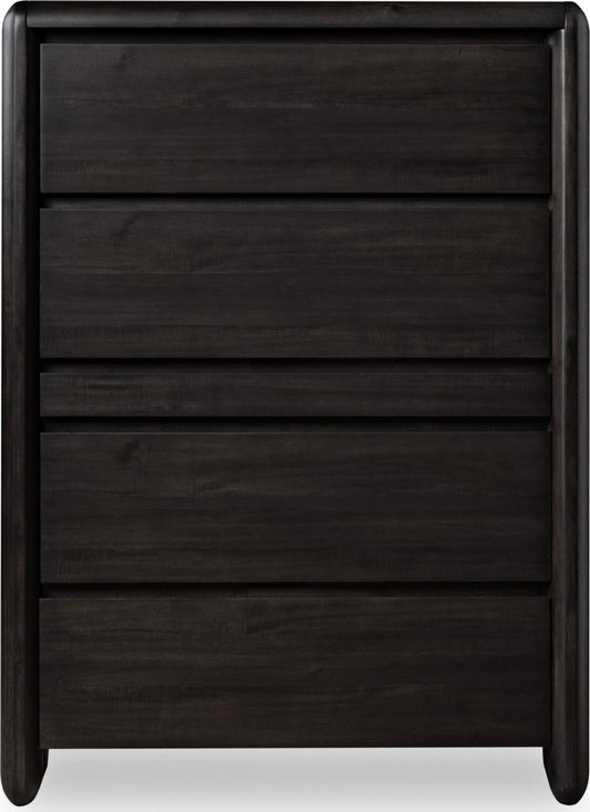 Modus Furniture - Xolani Five Drawer Acacia Wood Chest with Jewelry Tray in Jaguar - TTXT84 view 1