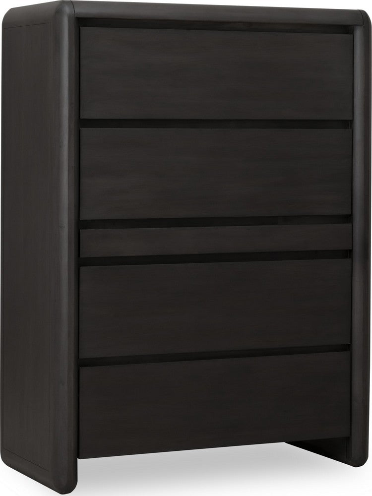 Modus Furniture - Xolani Five Drawer Acacia Wood Chest with Jewelry Tray in Jaguar - TTXT84 view 2