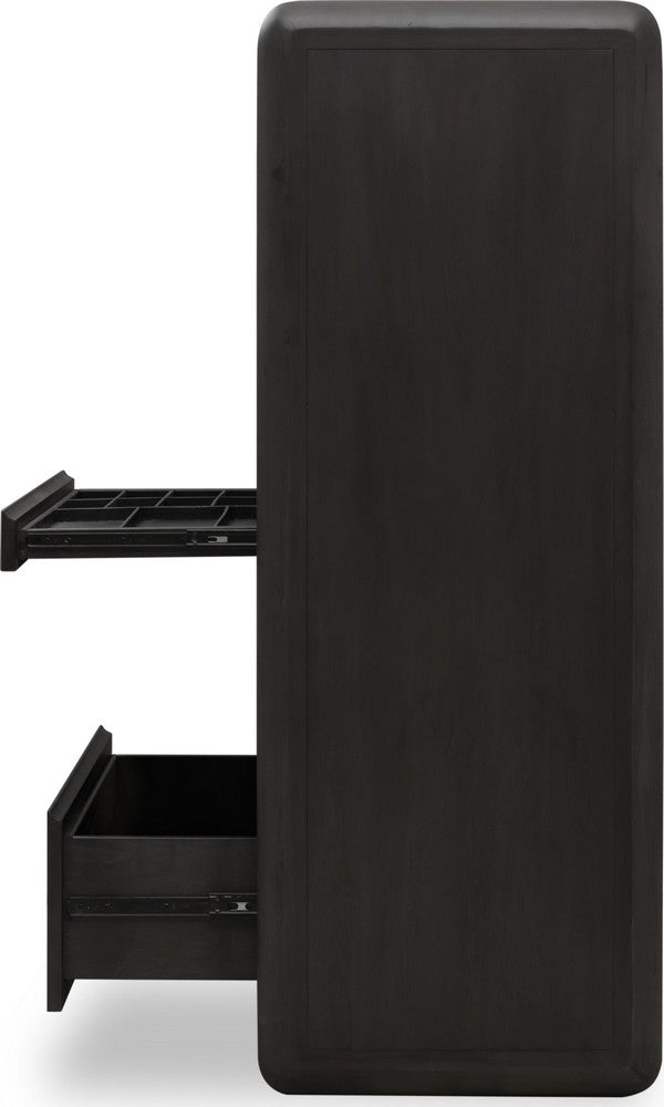 Modus Furniture - Xolani Five Drawer Acacia Wood Chest with Jewelry Tray in Jaguar - TTXT84 view 4