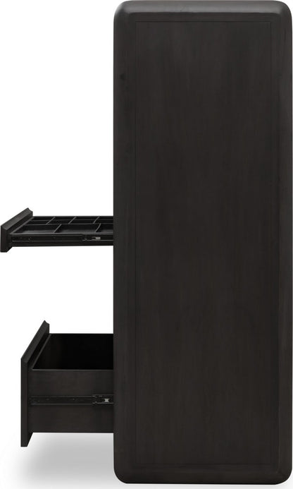 Modus Furniture - Xolani Five Drawer Acacia Wood Chest with Jewelry Tray in Jaguar - TTXT84 view 4
