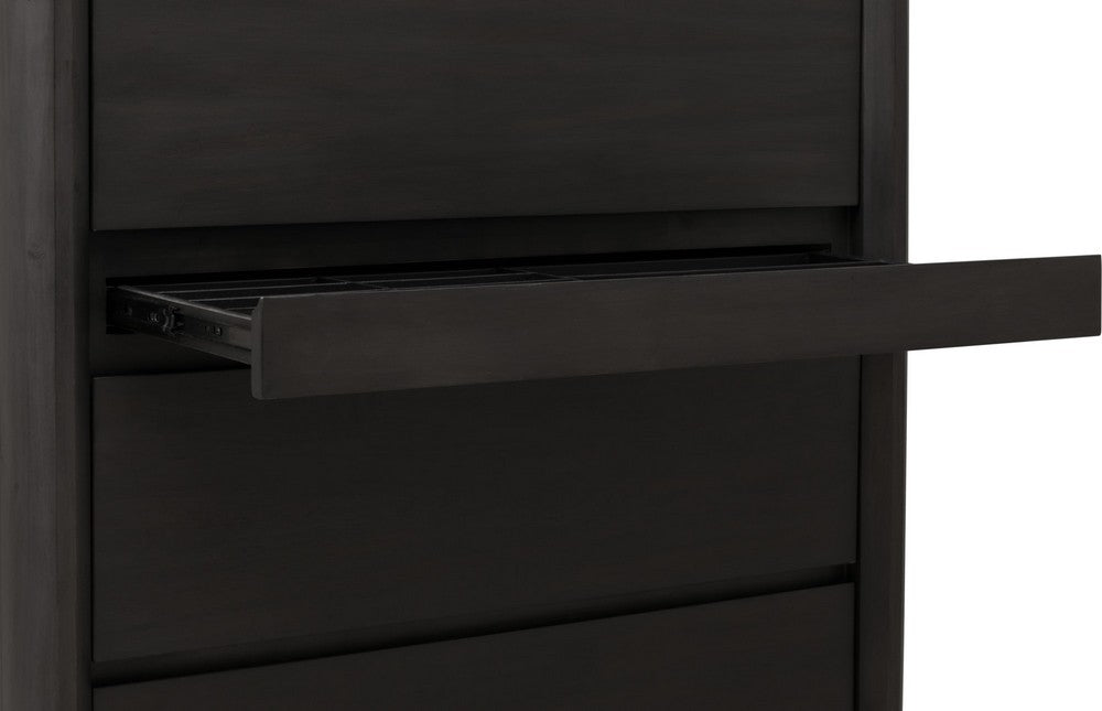 Modus Furniture - Xolani Five Drawer Acacia Wood Chest with Jewelry Tray in Jaguar - TTXT84 view 6