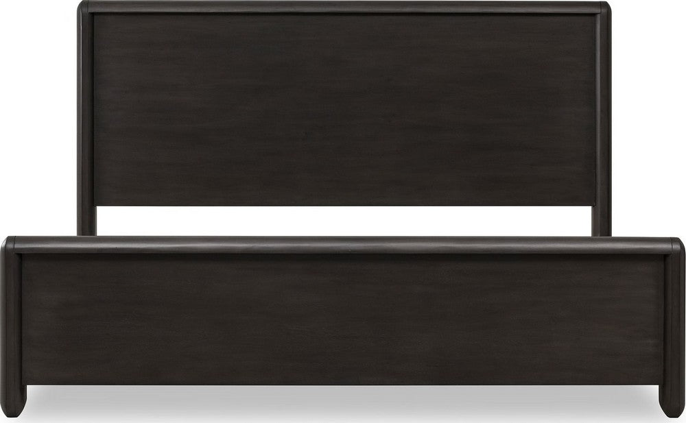 Modus Furniture - Xolani King-Size Acacia Wood Platform Bed in Jaguar - TTXTH7 view 5