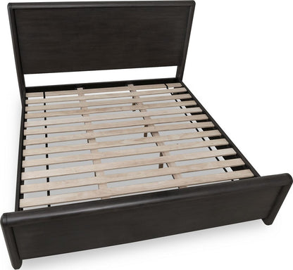 Modus Furniture - Xolani King-Size Acacia Wood Platform Bed in Jaguar - TTXTH7 view 6
