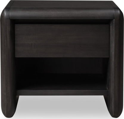 Modus Furniture - Xolani One Drawer Acacia Wood Nightstand in Jaguar - TTXT81 view 2