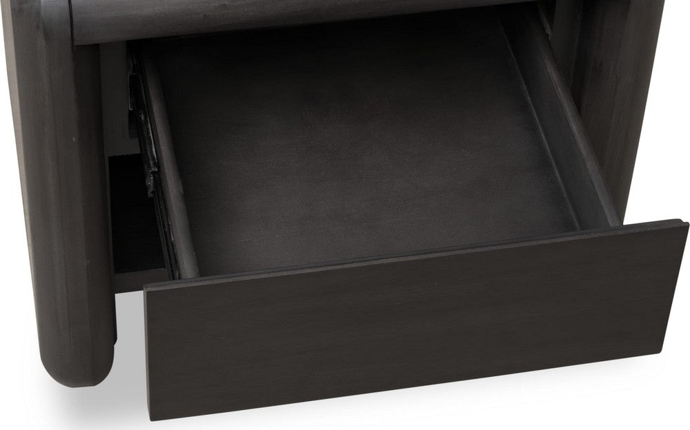 Modus Furniture - Xolani One Drawer Acacia Wood Nightstand in Jaguar - TTXT81 view 6