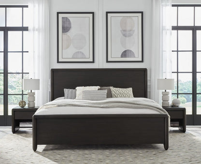 Modus Furniture - Xolani Queen-Size Acacia Wood Platform Bed in Jaguar - TTXTH5 view 11