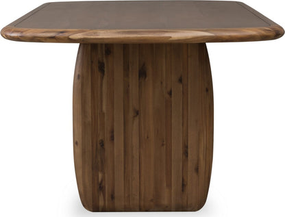 Modus Furniture - Xolani Rectangular Acacia Wood Pedestal Table in Impala - TTXU60 view 7