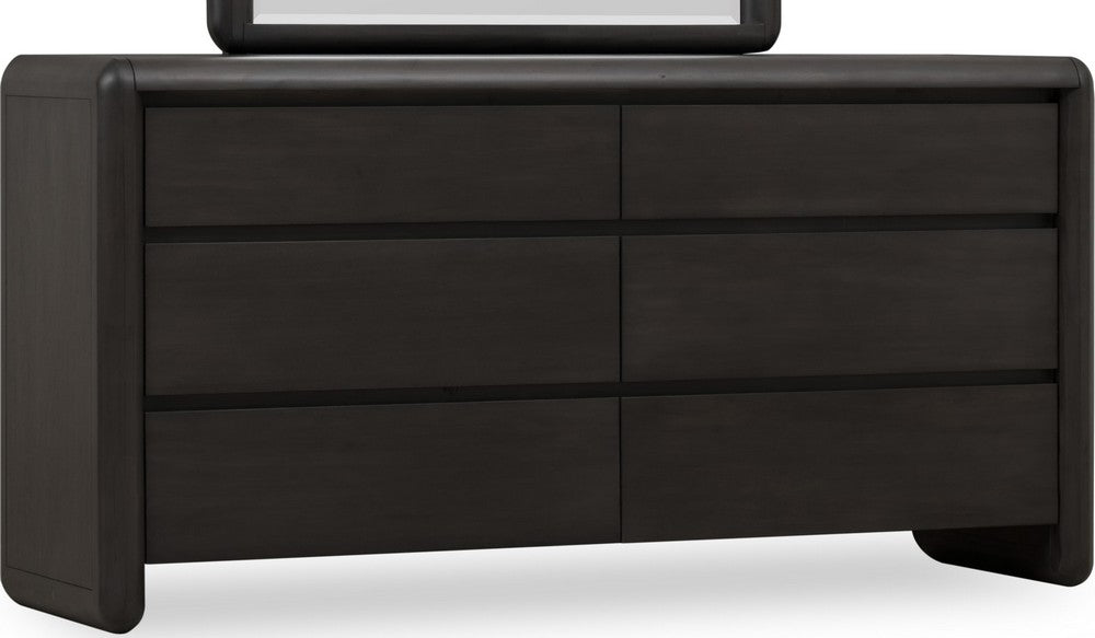 Modus Furniture - Xolani Six Drawer Acacia Wood Dresser in Jaguar - TTXT82 view 1