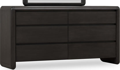 Modus Furniture - Xolani Six Drawer Acacia Wood Dresser in Jaguar - TTXT82 view 1