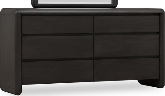 Modus Furniture - Xolani Six Drawer Acacia Wood Dresser in Jaguar - TTXT82 view 1