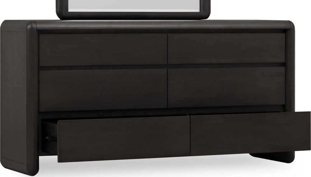 Modus Furniture - Xolani Six Drawer Acacia Wood Dresser in Jaguar - TTXT82 view 3