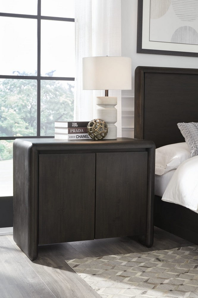 Modus Furniture - Xolani Two Door Acacia Wood Cabinet in Jaguar - TTXT85 view 6