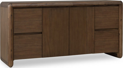 Modus Furniture - Xolani Two Door Four Drawer Acacia Wood Sideboard in Impala - TTXU78 view 1