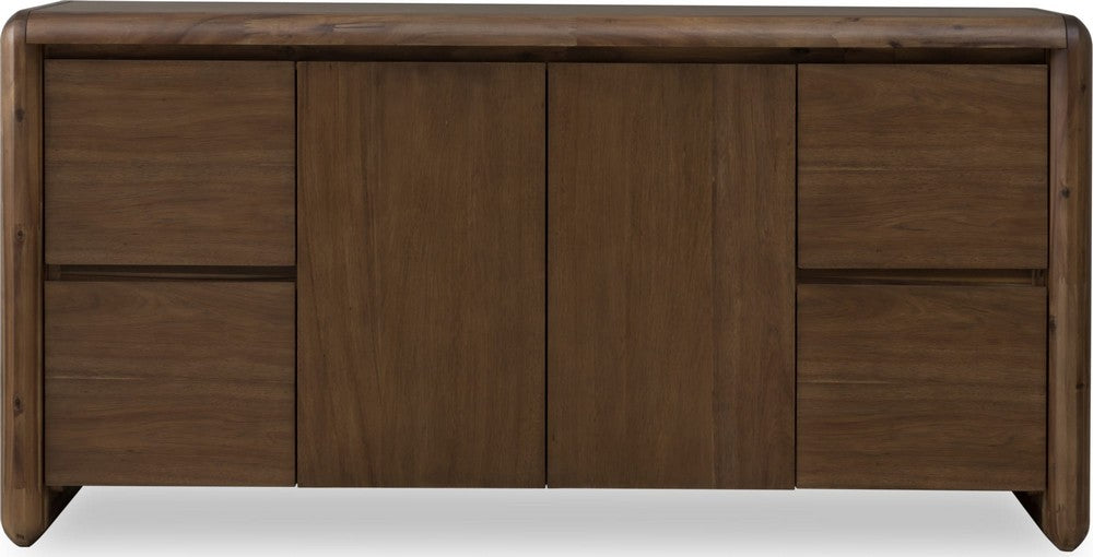 Modus Furniture - Xolani Two Door Four Drawer Acacia Wood Sideboard in Impala - TTXU78 view 2