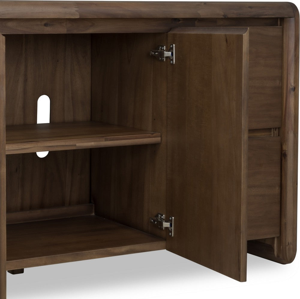 Modus Furniture - Xolani Two Door Four Drawer Acacia Wood Sideboard in Impala - TTXU78 view 5