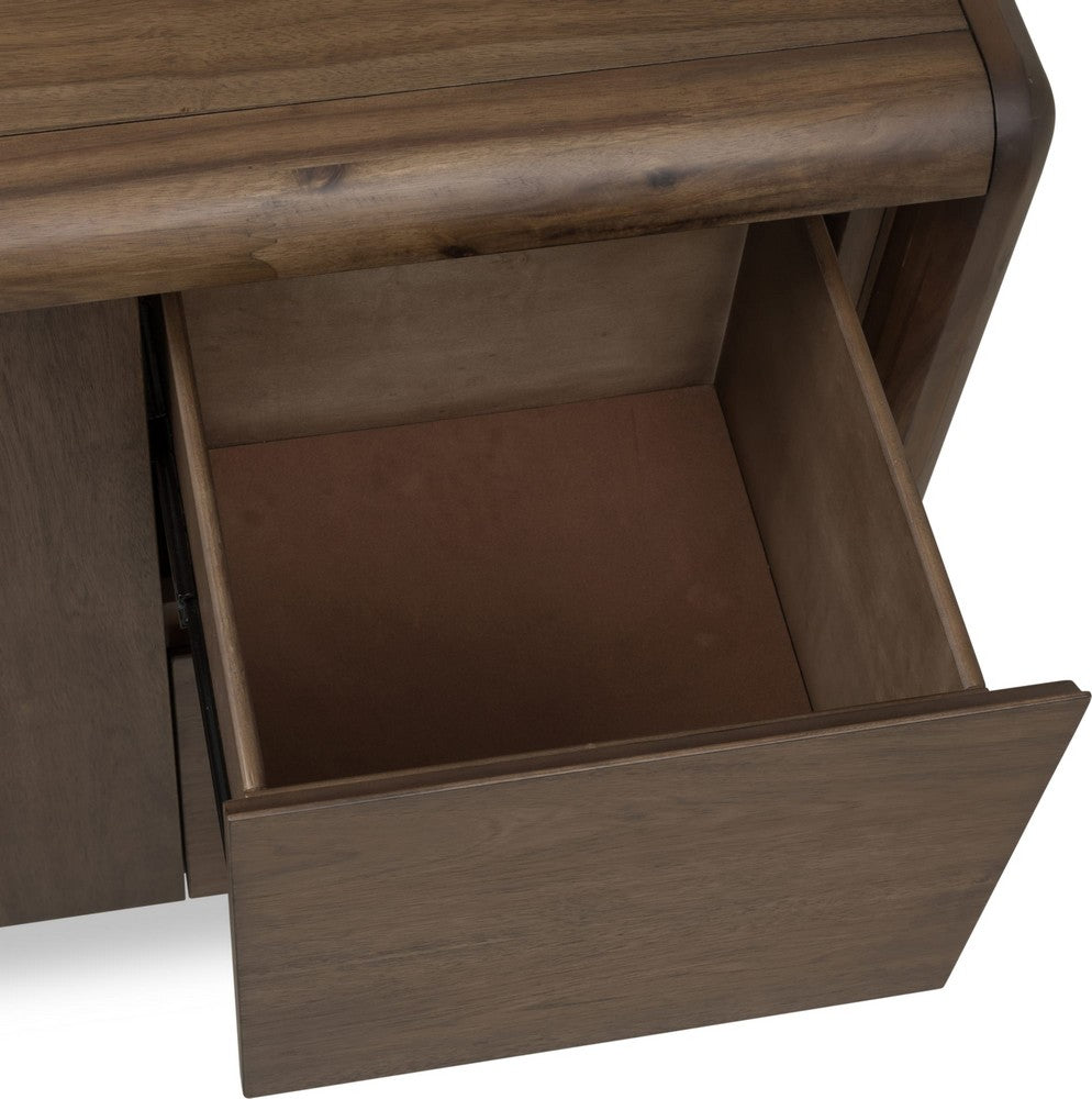 Modus Furniture - Xolani Two Door Four Drawer Acacia Wood Sideboard in Impala - TTXU78 view 7