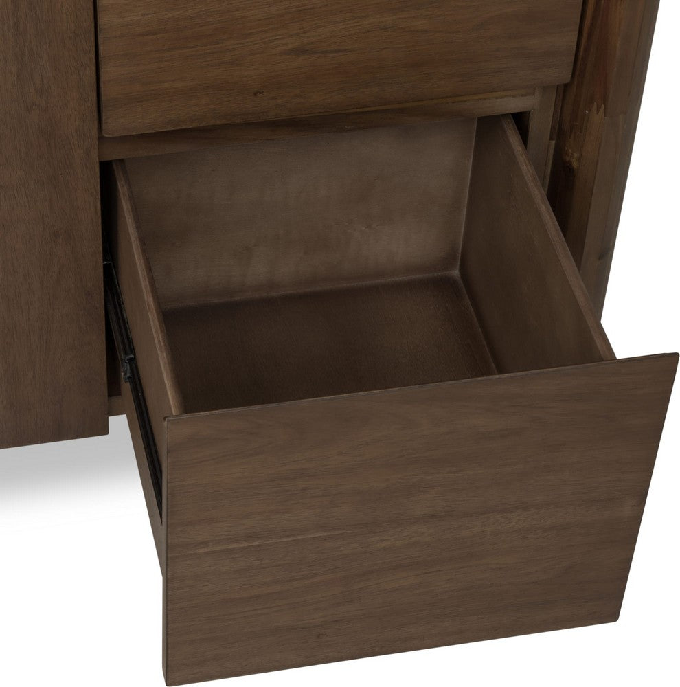 Modus Furniture - Xolani Two Door Four Drawer Acacia Wood Sideboard in Impala - TTXU78 view 8