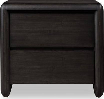 Modus Furniture - Xolani Two Drawer Acacia Wood Nightstand in Jaguar - TTXT81B view 2