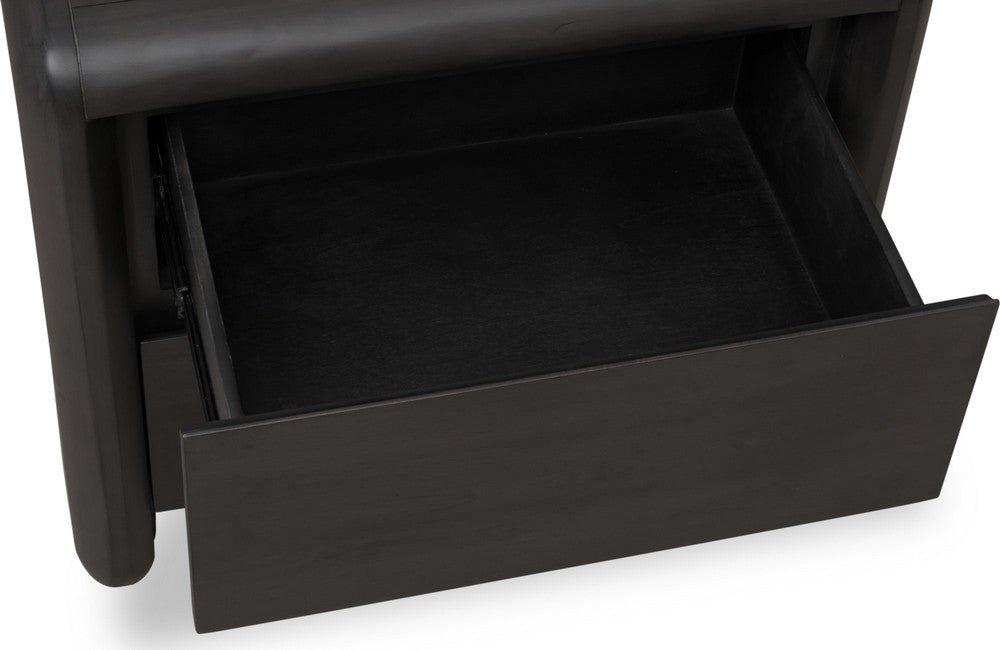 Modus Furniture - Xolani Two Drawer Acacia Wood Nightstand in Jaguar - TTXT81B view 6