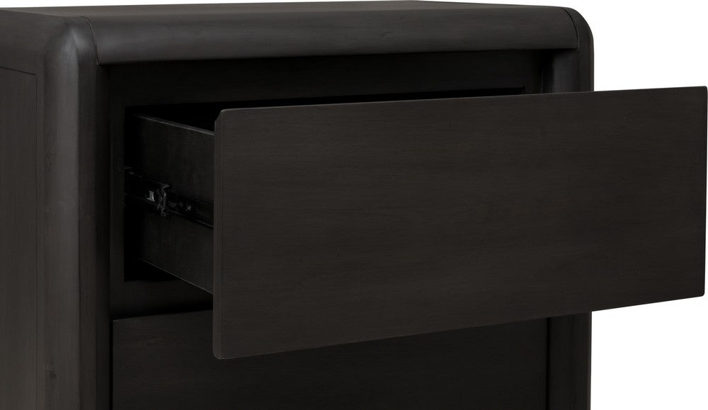 Modus Furniture - Xolani Two Drawer Acacia Wood Nightstand in Jaguar - TTXT81B view 7