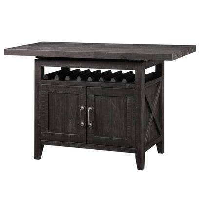 Modus Furniture - Yosemite Counter Height Rectangular Extension Table in Cafe - 7YC962C veiw 4
