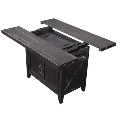 Modus Furniture - Yosemite Counter Height Rectangular Extension Table in Cafe - 7YC962C veiw 8
