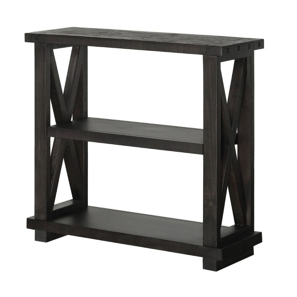 Modus Furniture - Yosemite Solid Wood 36x39in Bookshelf in Cafe veiw 1