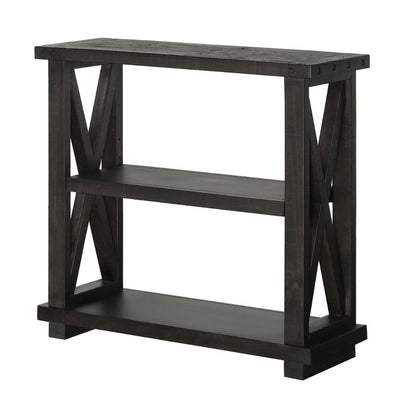 Modus Furniture - Yosemite Solid Wood 36x39in Bookshelf in Cafe veiw 1