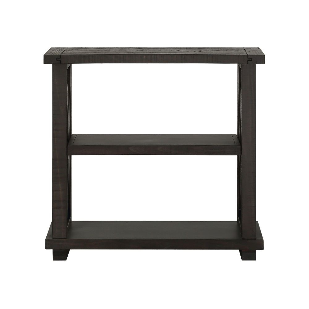 Modus Furniture - Yosemite Solid Wood 36x39in Bookshelf in Cafe veiw 2