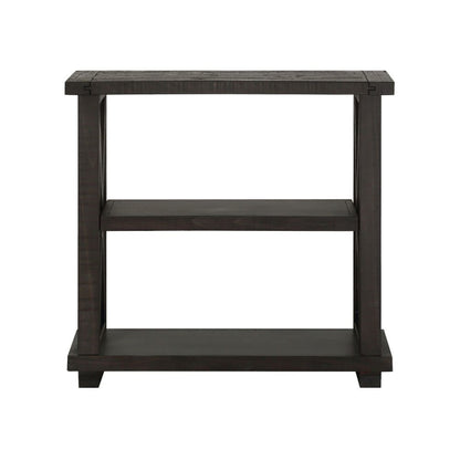 Modus Furniture - Yosemite Solid Wood 36x39in Bookshelf in Cafe veiw 2