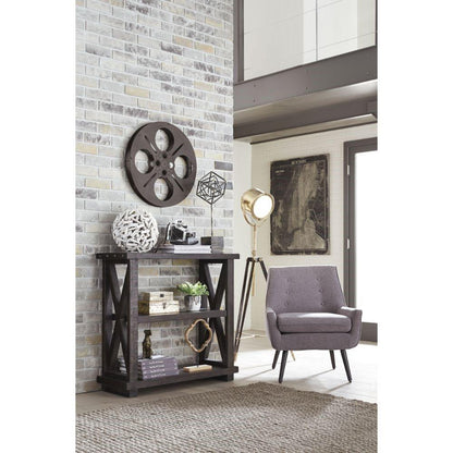 Modus Furniture - Yosemite Solid Wood 36x39in Bookshelf in Cafe veiw 3