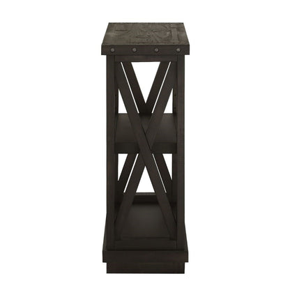 Modus Furniture - Yosemite Solid Wood 36x39in Bookshelf in Cafe veiw 4