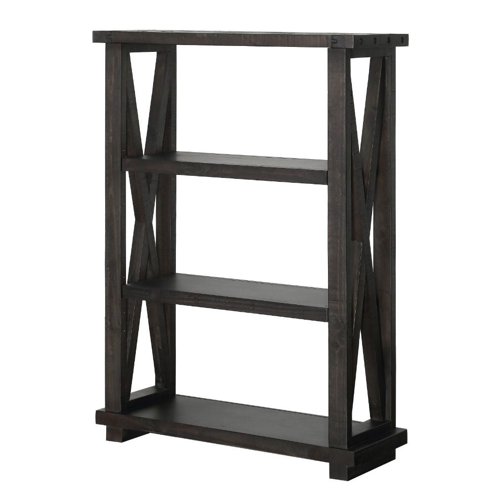 Modus Furniture - Yosemite Solid Wood 54x39in Bookshelf in Cafe veiw 2