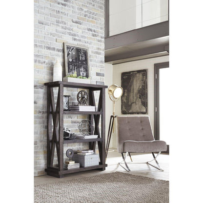 Modus Furniture - Yosemite Solid Wood 54x39in Bookshelf in Cafe veiw 3