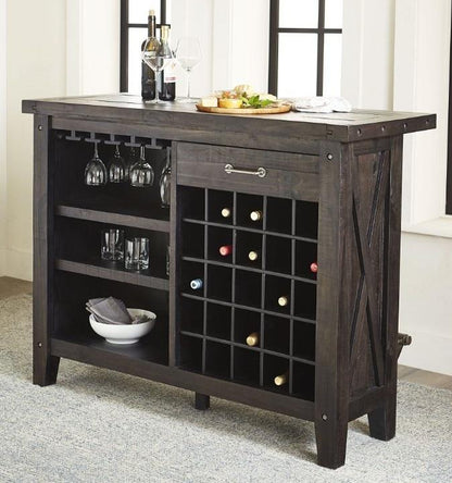 Modus Furniture - Yosemite Solid Wood Bar Table in Cafe veiw 1