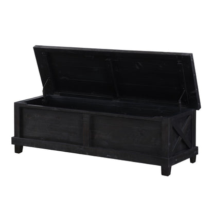 Modus Furniture - Yosemite Solid Wood Blanket Box in Cafe - 7YC993 veiw 3