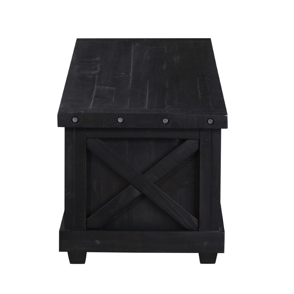 Modus Furniture - Yosemite Solid Wood Blanket Box in Cafe - 7YC993 veiw 5