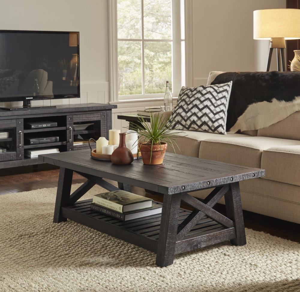 Modus Furniture - Yosemite Solid Wood Coffee Table in Cafe - 7YC921 veiw 3
