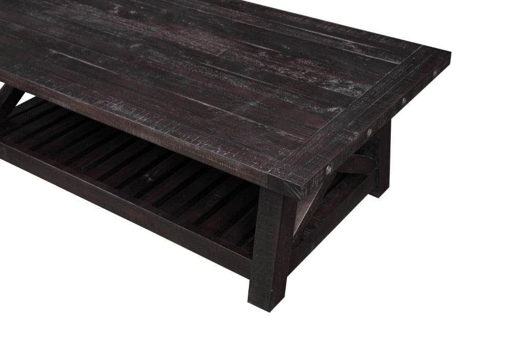 Modus Furniture - Yosemite Solid Wood Coffee Table in Cafe - 7YC921 veiw 4