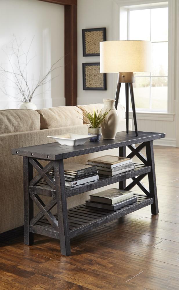 Modus Furniture - Yosemite Solid Wood Console Table in Cafe - 7YC923 veiw 1