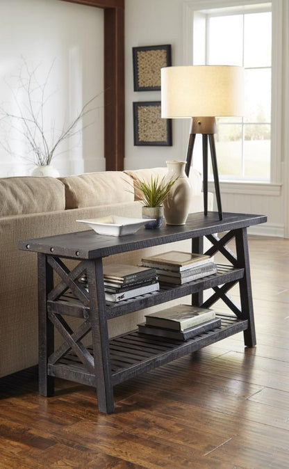 Modus Furniture - Yosemite Solid Wood Console Table in Cafe - 7YC923 veiw 1
