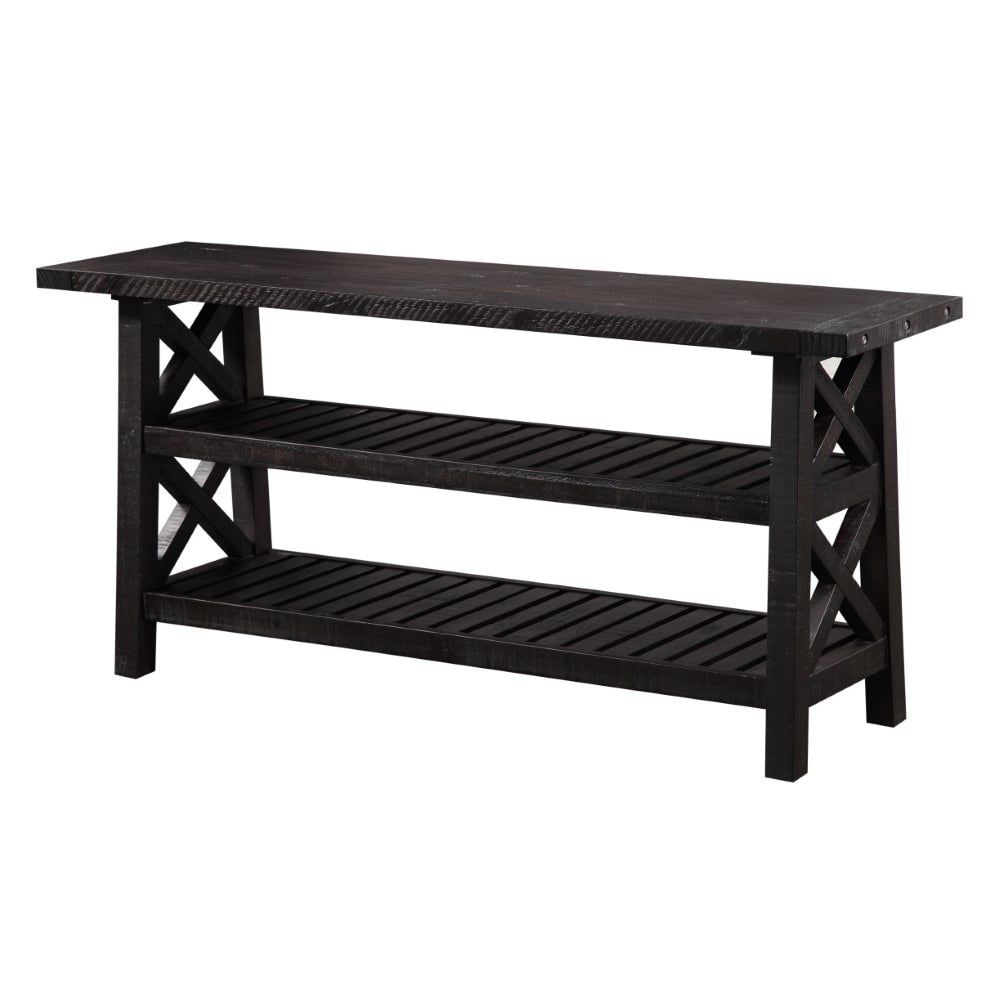 Modus Furniture - Yosemite Solid Wood Console Table in Cafe - 7YC923 veiw 2