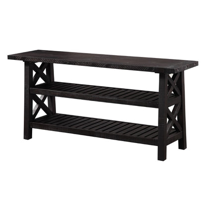 Modus Furniture - Yosemite Solid Wood Console Table in Cafe - 7YC923 veiw 2