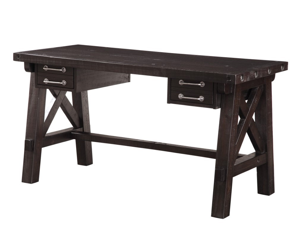 Modus Furniture - Yosemite Solid Wood Desk in Cafe - 7YC996D veiw 3