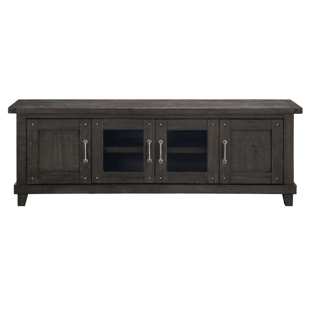Modus Furniture - Yosemite Solid Wood Four Door Media Console in Cafe veiw 2